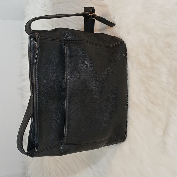 Vintage Coach Sonoma Elegant Black Pebbled Leather Shoulder Bag - Picture 2 of 11